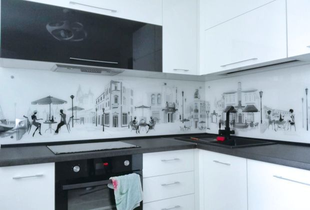 Стеновые панели для кухни с установкой